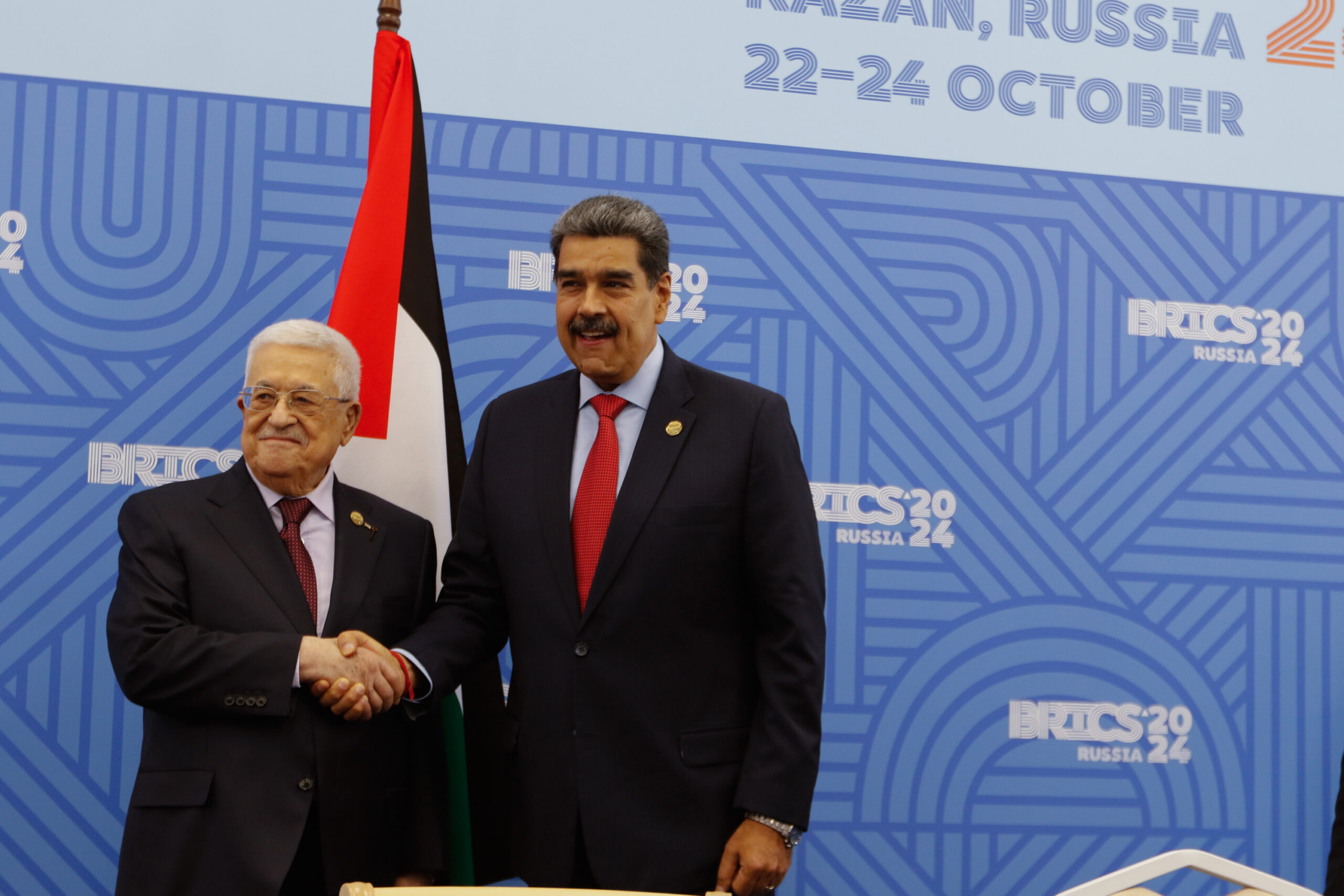 Presidente Maduro sostuvo fructífero encuentro con su homólogo palestino