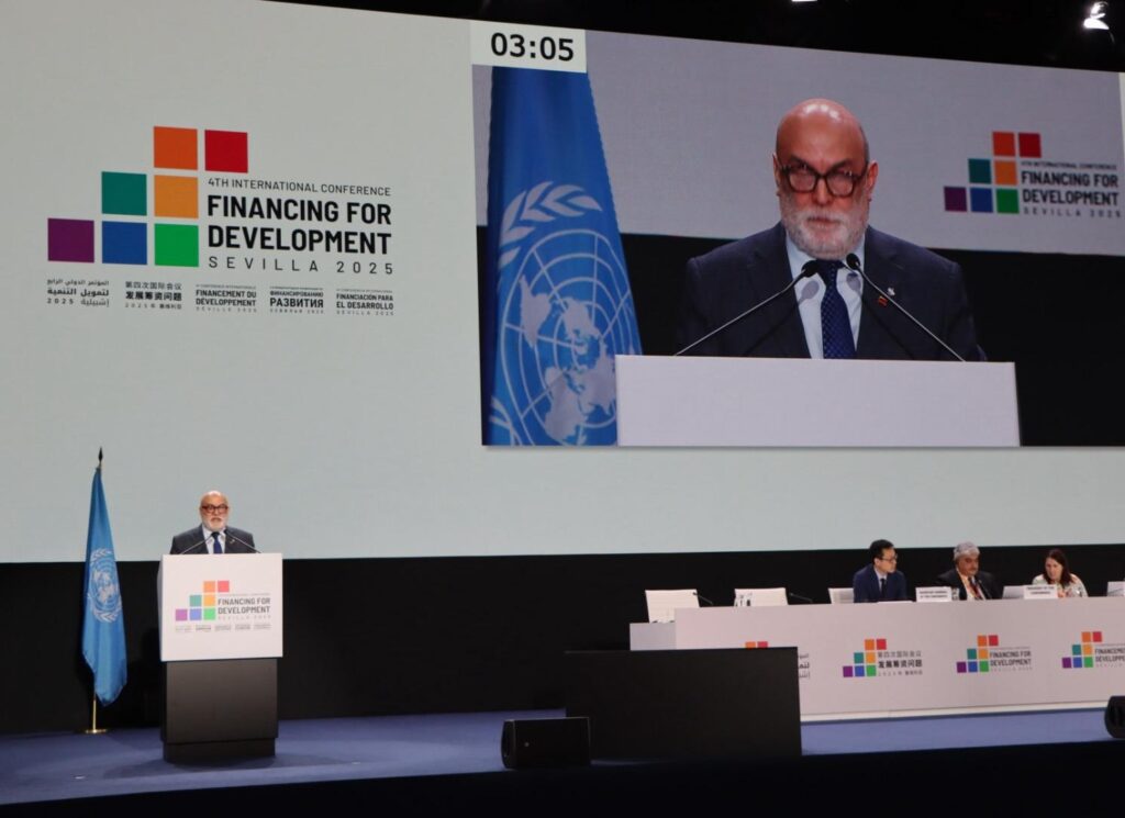 Viceministro Molina exige en Sevilla el levantamiento completo e incondicional de las MCU contra Venezuela