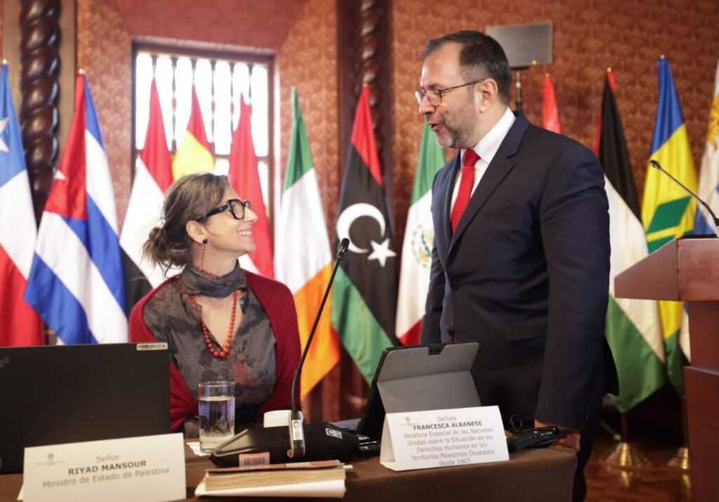 Canciller Yván Gil acerca de Francesca Albanese: voz valiente que ha denunciado el genocidio en Gaza
